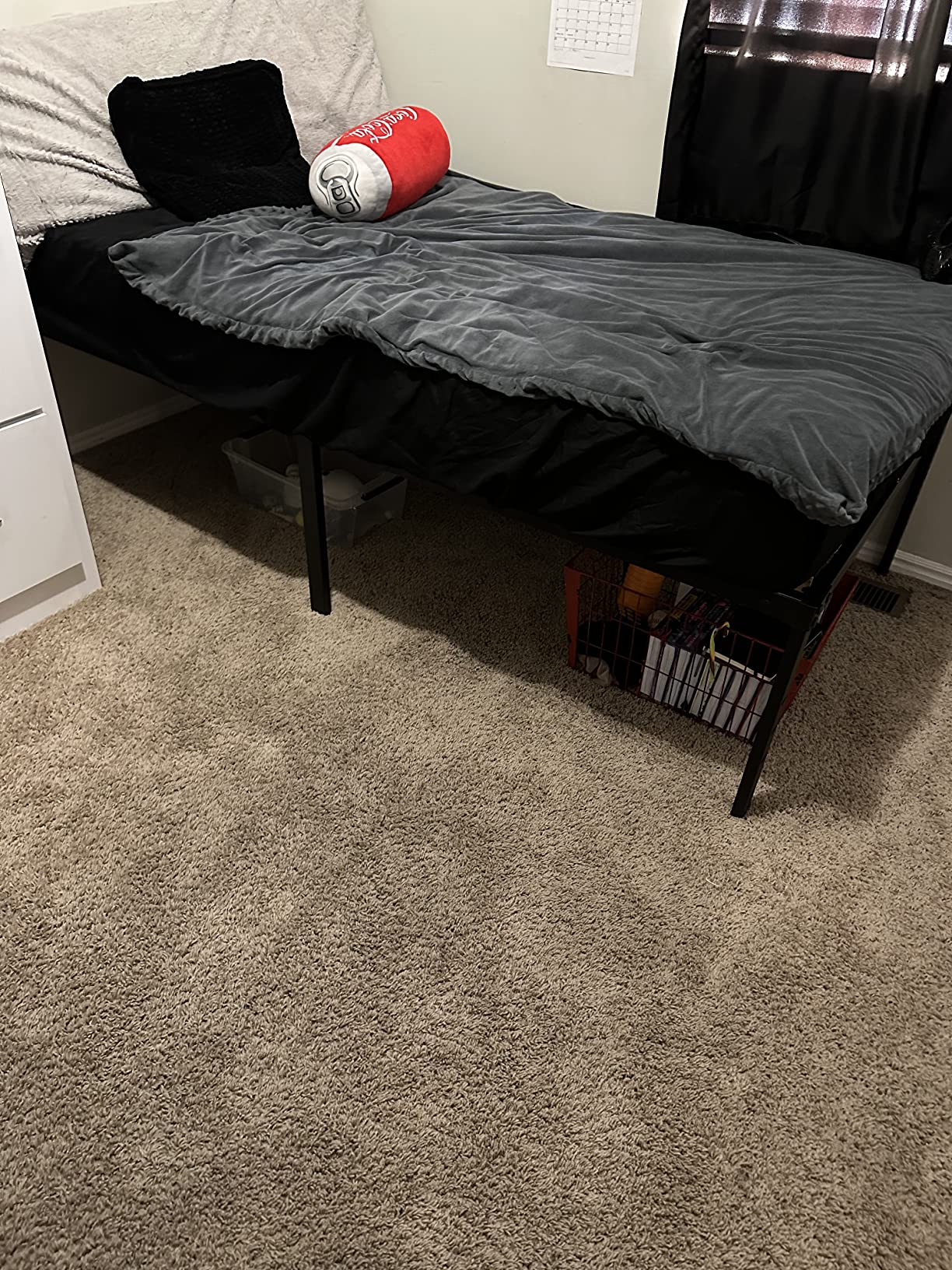 10/mo Finance NEW JETO Metal Bed FrameSimple and Atmospheric Metal