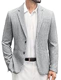 Mens Blazer Casual Sport Coats Slim Fit Two Button Lightweight Suit Jacket Business Jacket