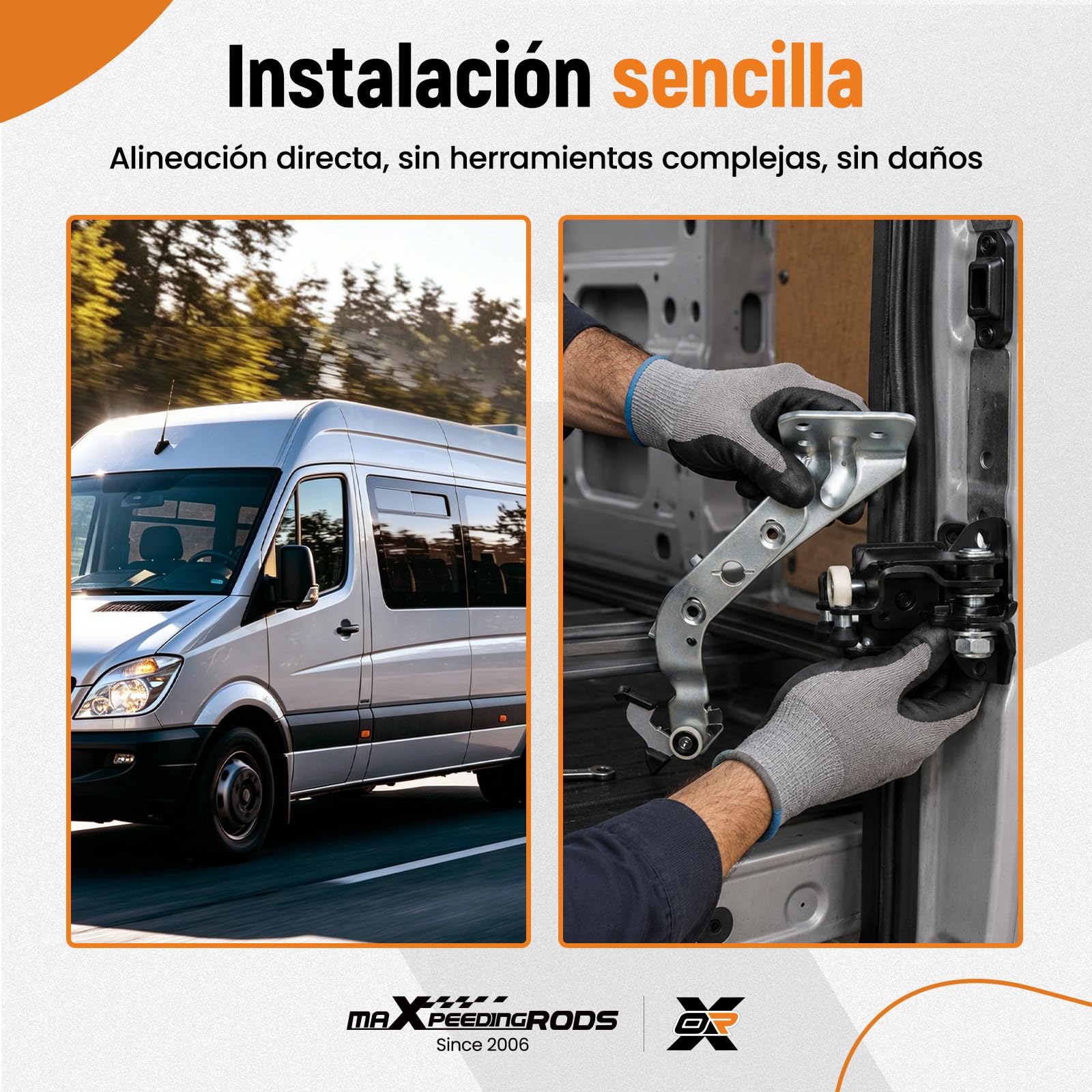 maXpeedingrods Serratura Porta Scorrevole per FIAT Ducato, per CITROEN Jumper, per PEUGEOT Boxer 2006-2024 1344234080 1344239080 1344266080 9033v3 9033s3 9033v8