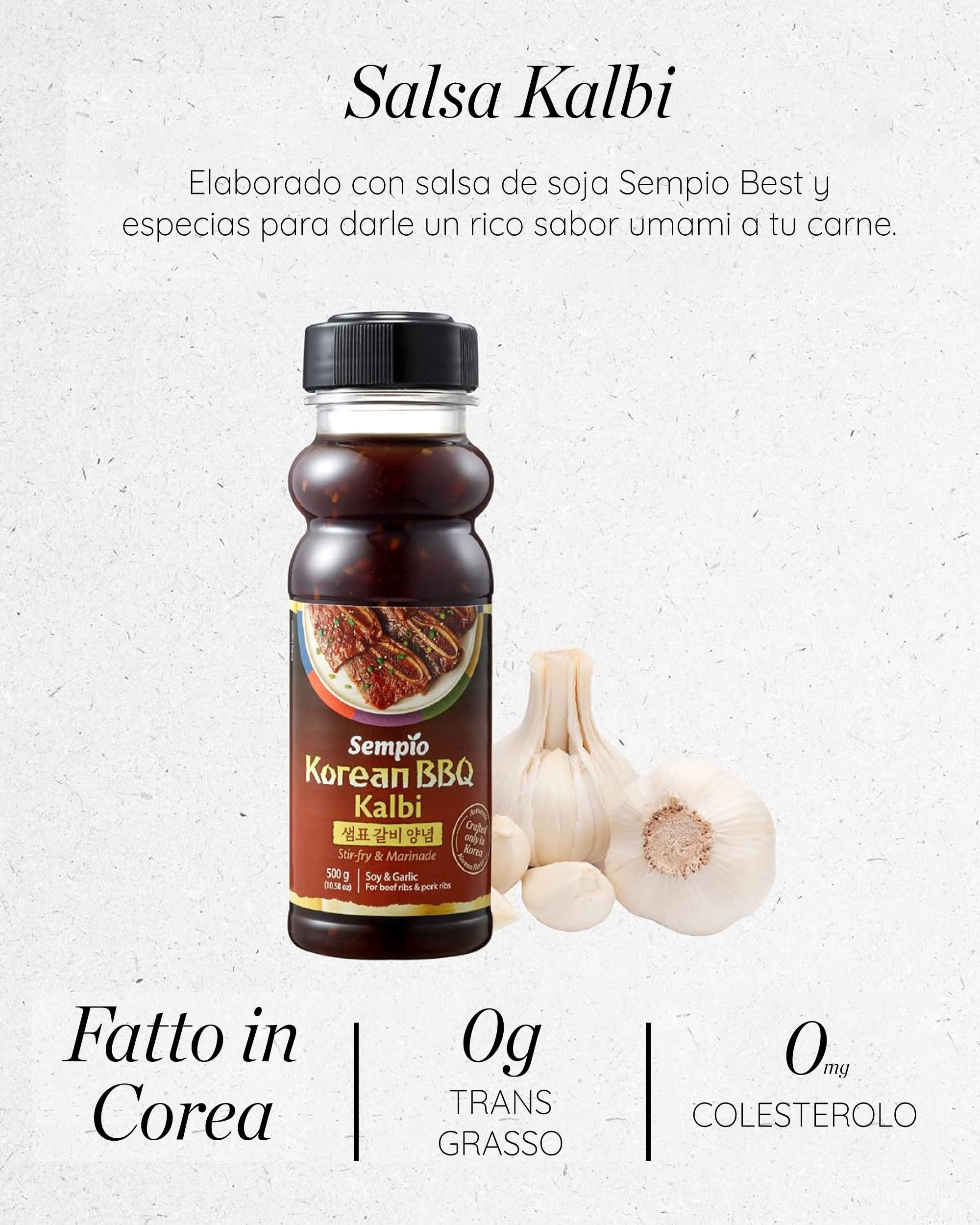 Sempio Kalbi, Salsa marinada (Soja y Verduras) - 300 gr