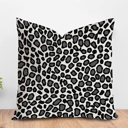 Vista 176 de Funda de cojín con estampado de guepardo rosa intenso, cojín cuadrado con estampado de animales fucsia, funda de almohada decorativa para el hogar