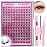 DIY Lash Extension Kit Natural Look Wispy Lash Clusters D 154 pcs Lashes Clusters 8-16 mm Eyelash Extension Kit Lash Bond and Seal Lash Tweezers Individual Lashes Lash Cluster Kit For Beginners