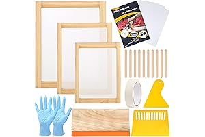 Pllieay Complete Screen Printing Starter Kit: Unveil Your Artistic Prowess