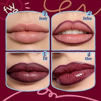 fwee Long Lasting Dual Coloring Stick Lip Liner, TT YL | All-in-one dual stick, Retractable Lip Liner Lipstick Combo, Satin Finish | Smooth glide, Powerful fixing, Smudge-proof | 1.2g (03 TT YL)