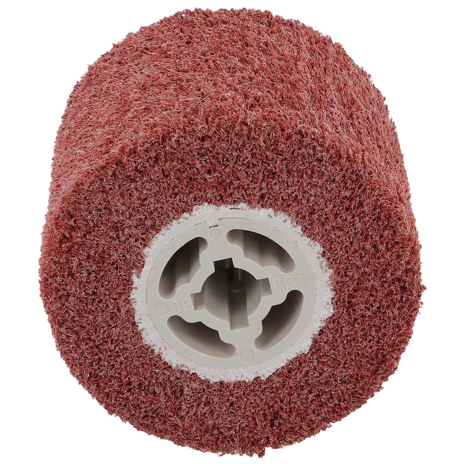 SINJEUN 2 cepillos de nailon de grano 60, cepillo de rodillos abrasivos, cepillo de lija de nailon para máquina de saturación