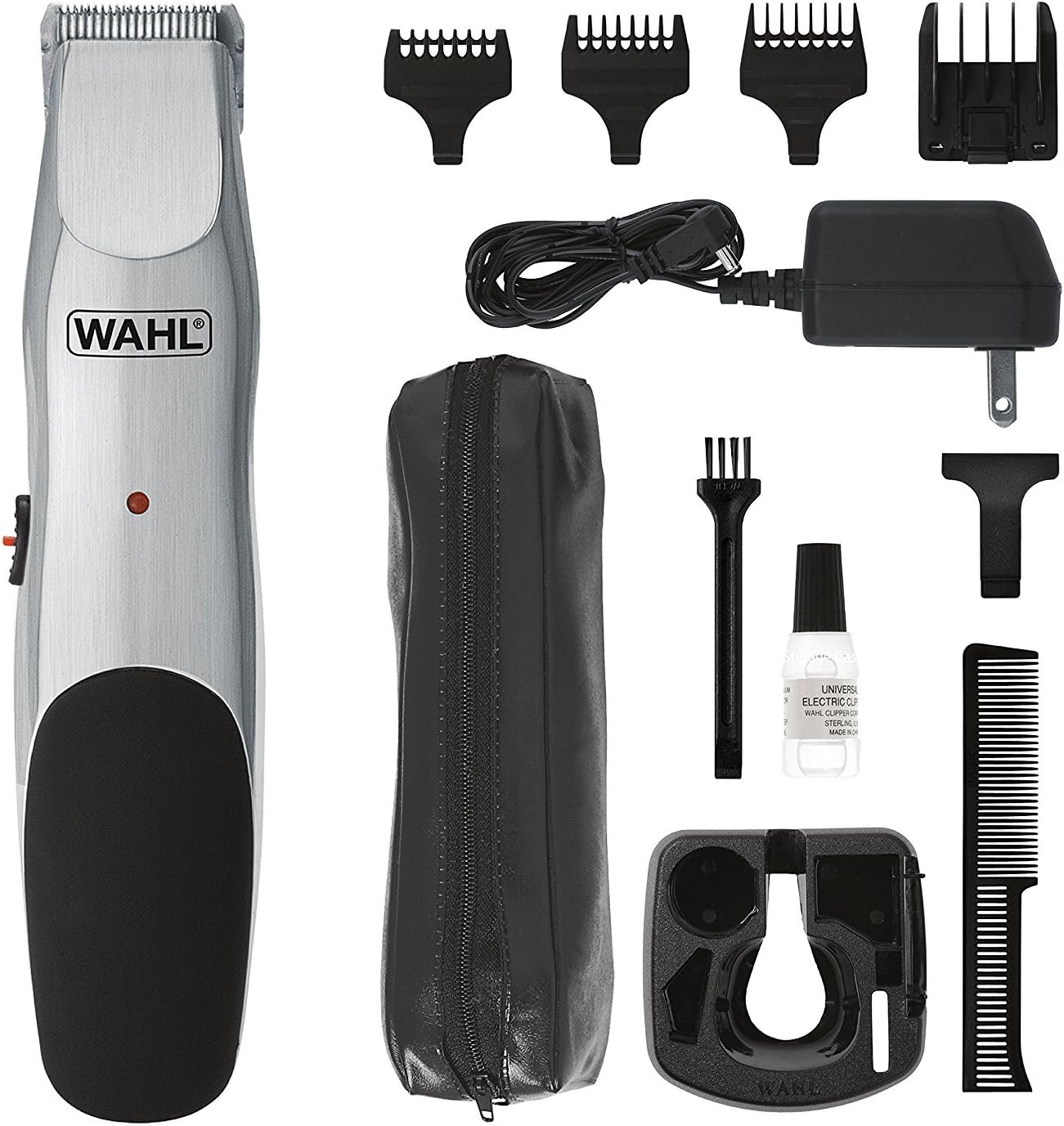 Wahl Groomsman Corded or Cordless Beard Trimmer for Men - Rechargeable Grooming Kit for Facial Hair - Beard Trimmer & Groomer - Model 9918-6171V
