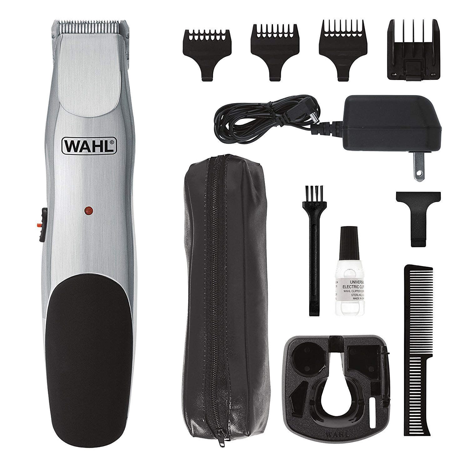 Wahl Groomsman Corded or Cordless Beard Trimmer for Men - Rechargeable Grooming Kit for Facial Hair - Beard