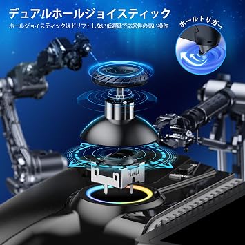 Smartphone Controller, Bluetooth iOS / Android / iPad mini / itch 2 / Switch / OLED Game Controller, Expandable up to 7.9 inches 200 mm, Macro Function, Compatible with Xbox Cloud/Steam Link/GeForce