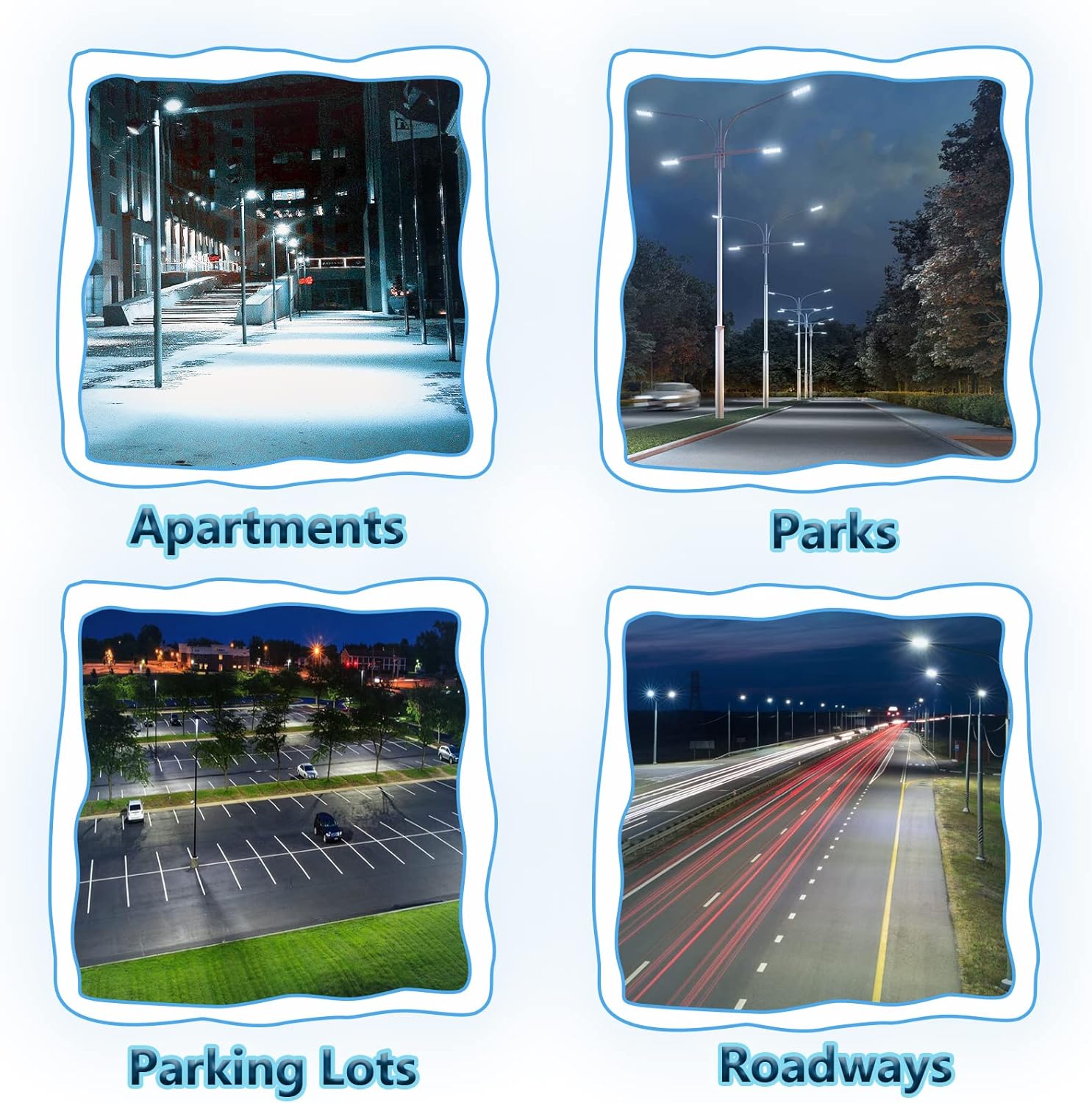300W LED Parking Lot Light with Photocell & Trunnion Mount & Motion Sensor 42000Lum 5000K, 0-10V Dimming Outdoor LED Area Shoebox Lighting, AC100-277V / IP65 / DLC &UL-Listed(1 Pack)