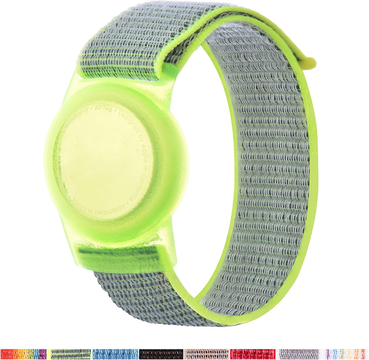 Bracelet for Kids, Protective Cover with Nylon Wristband, Anti Lost GPS Trackers Case Cover Elastic Watch Band for Toddlers Girls Boys Elders(Grey)
