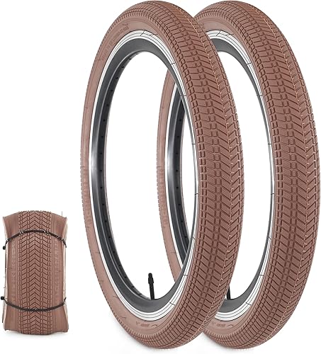 Miniatura 16 de Neumático de bicicleta de 14, 16, 20, 24, 26 x 2.125, paquete de 2 neumáticos de bicicleta para niños, neumáticos de repuesto plegables para la