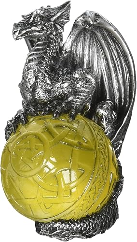 Design Toscano - Protector del portal gótico, estatua de dragón celta, a todo color, 4pulgadas, CL5541