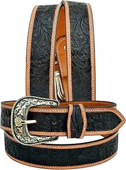 Amazon.com: Affilare Western Tooled Hand Finished Leather