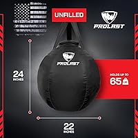 Vista 40 de PROLAST Wrecking Ball Heavy Punching Bag for Adults, Hook and Uppercut, Body Snatcher, Boxing, MMA, Muay Thai, 65 lbs