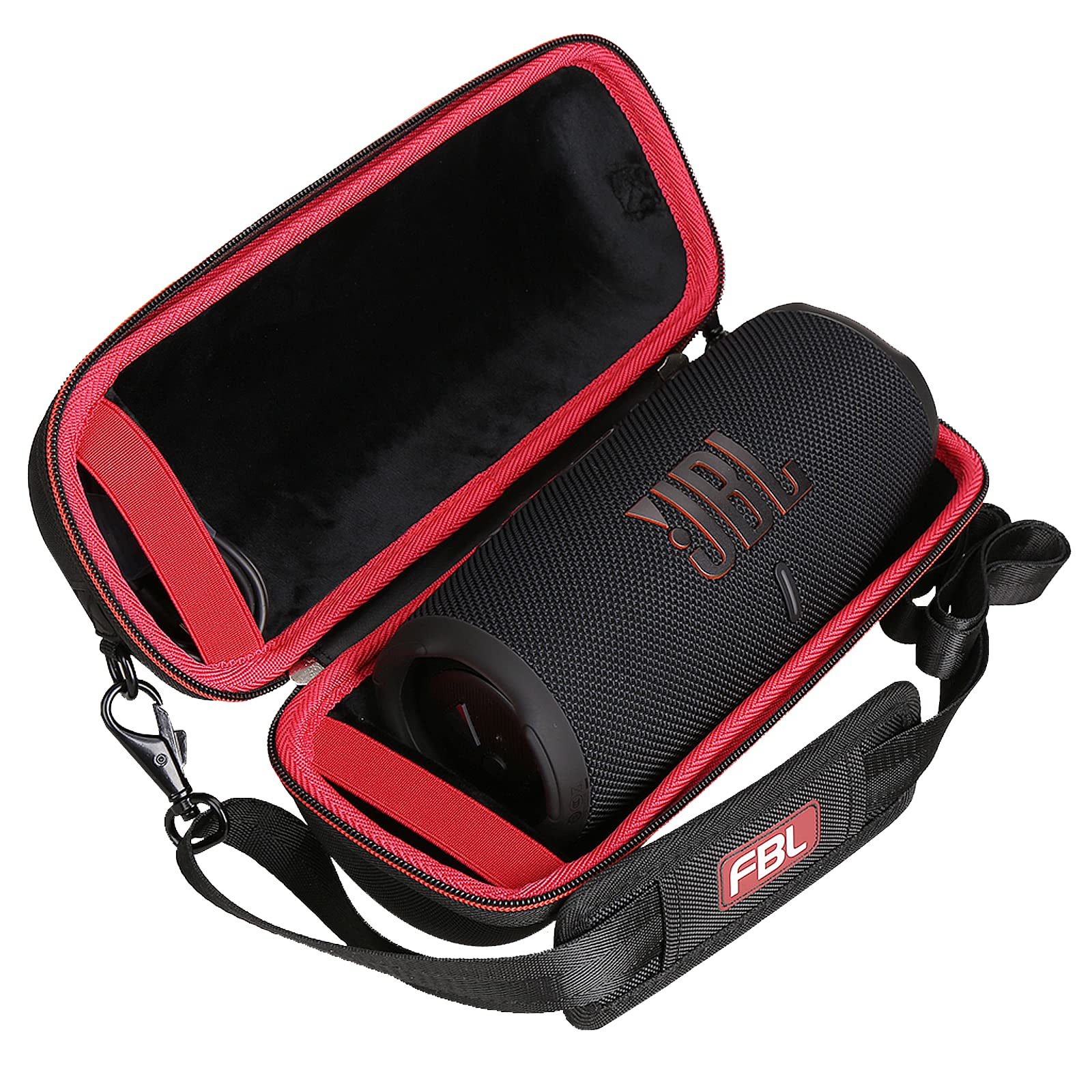 FBLFOBELI Hard Carrying Case for JBL Charge 4 / Charge 5 Waterproof Bluetooth Speaker, Protective Bag with Shoulder Strap