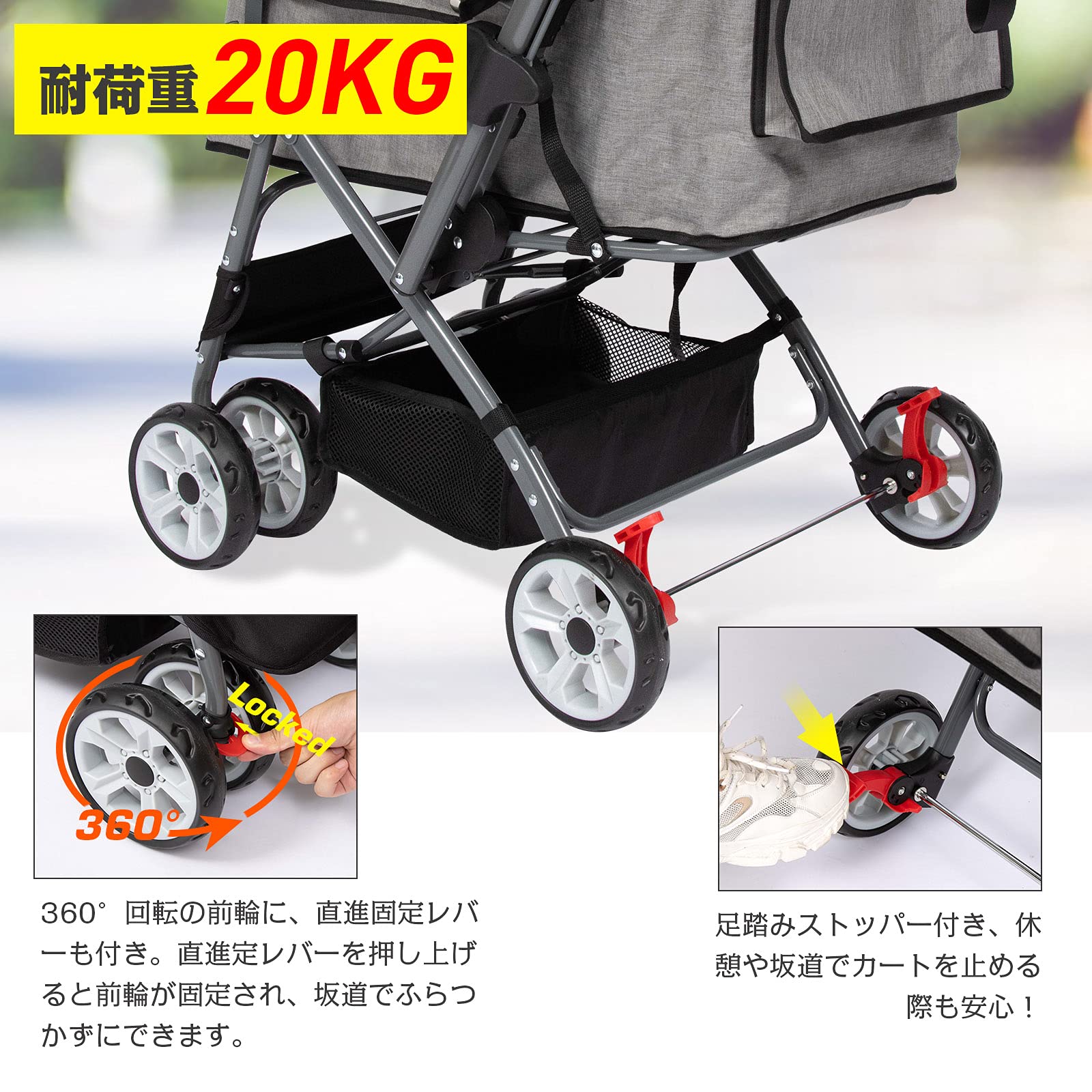 Amazon.co.jp: PETTOM ペットカート 犬用ベビーカー 犬 カート 猫