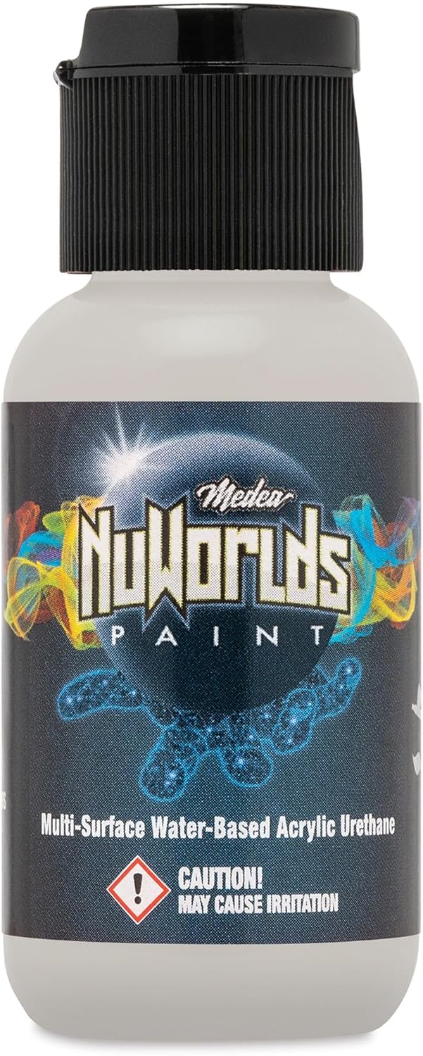 Medea NuWorlds Paint Warm Impenetrable Set - Miniature Paint Set – 4 Opaque Acrylic Colors – Brush & Airbrush Ready – High-Saturation, No-Primer Paints for Miniatures, Models & Tabletop Gaming Armies