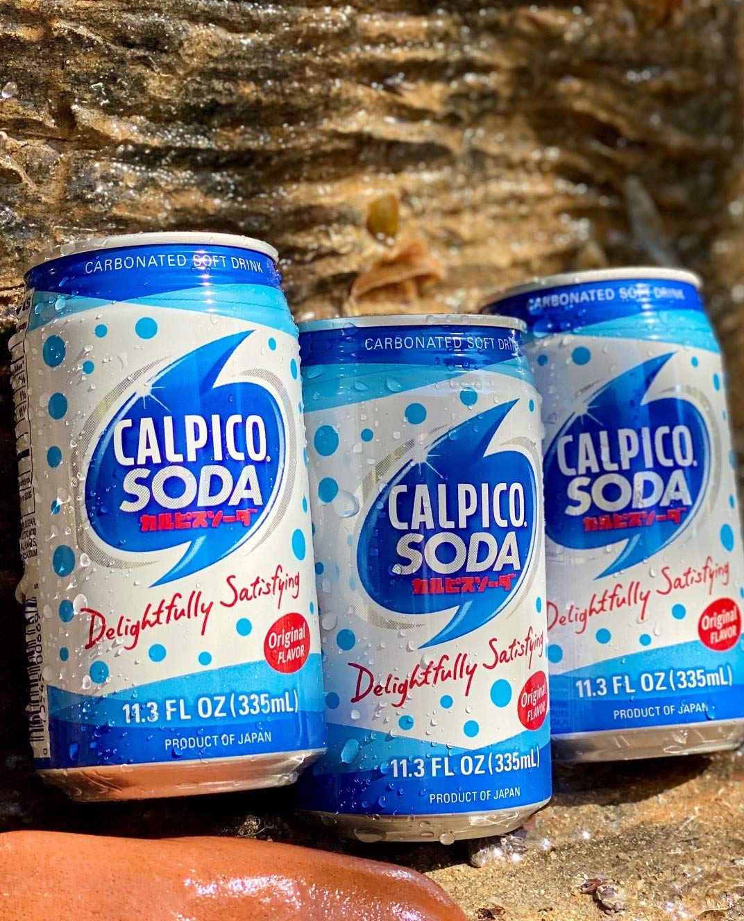CALPICO SODA, Carbonated Soft Drink, Hint of Citrus Flavor, Japanese Soda, Made with CALPICO and Carbonated Water. 11.3oz Can (Pack of 8)