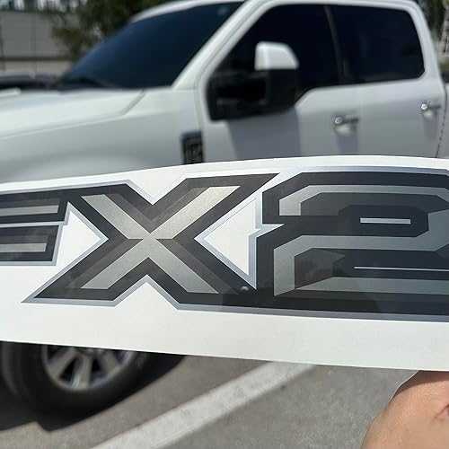 FX2 - Calcomanías para camiones F150, color gris y gris (2 unidades)