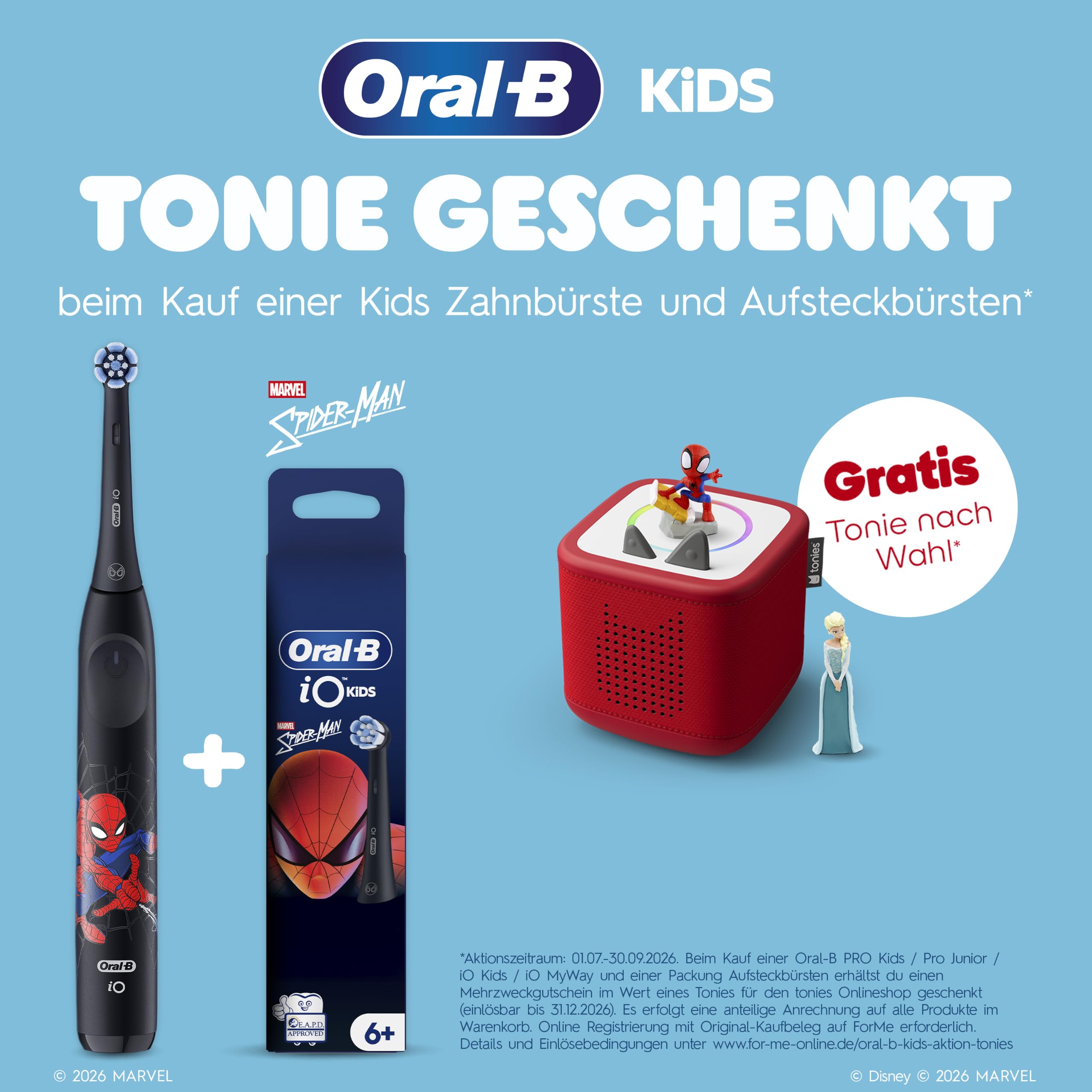 Oral-B Aufsteckbürsten Kids Frozen 10er FFU