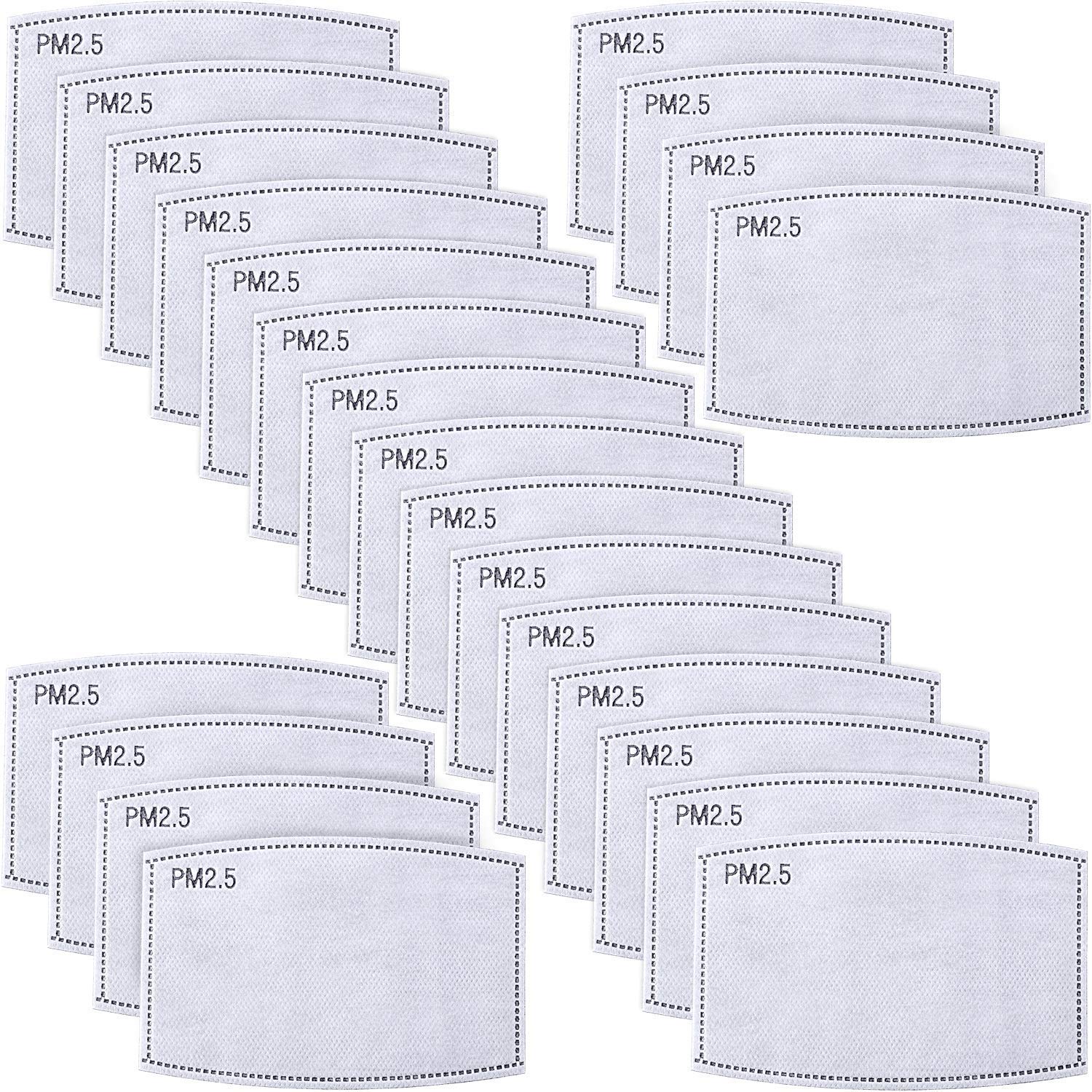 100 Pieces Anti Pm2 5 Activated Carbon Mask Filter Face Masks Insert 5 Layers Protective Filter Breathing Mouth Mask Filter For Outdoor Activities 4 9 X 3 1 Inches Amazon Com Au Home Improvement