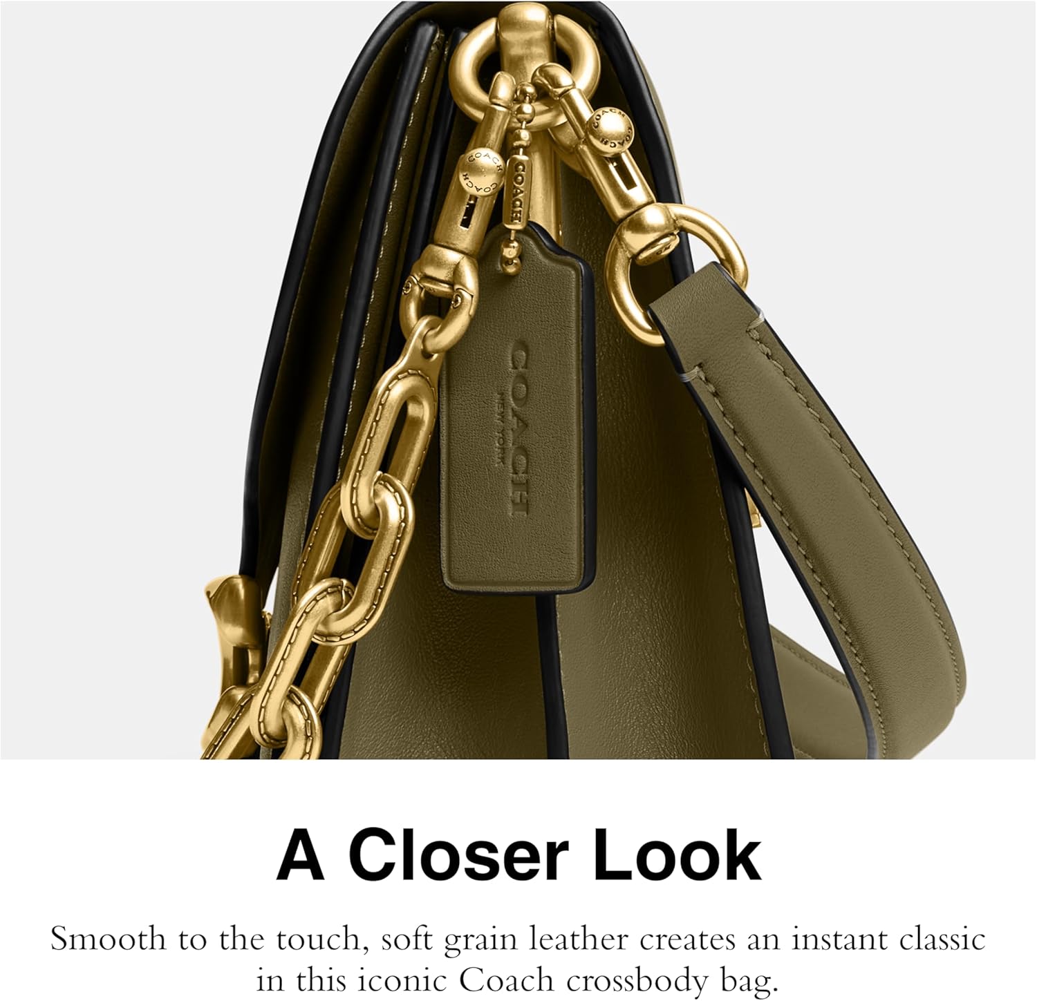 Coach Womens Chain Tabby Shoulder Bag - Image 5