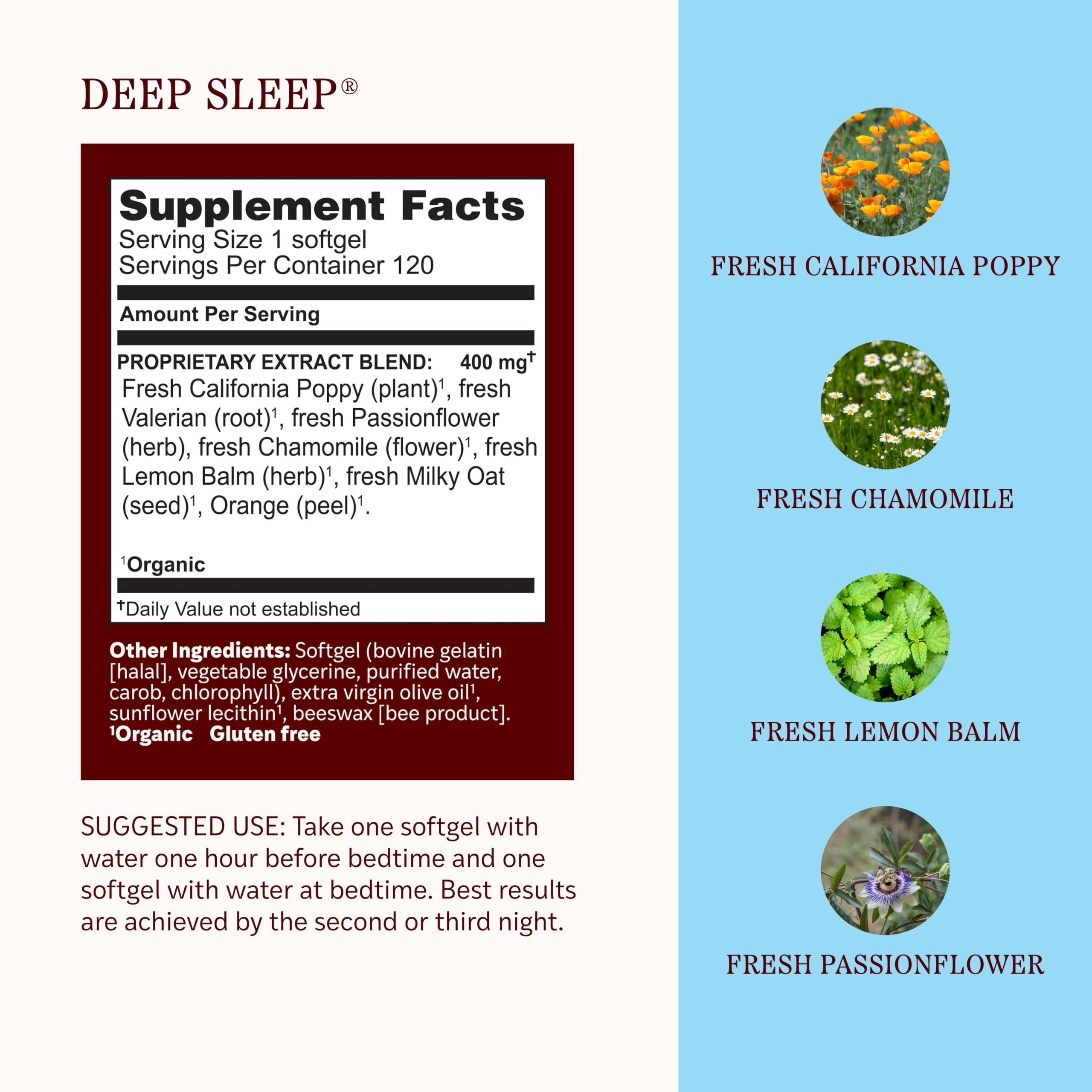 Herbs Etc, Deep Sleep, 120 Count — Amazon image 4