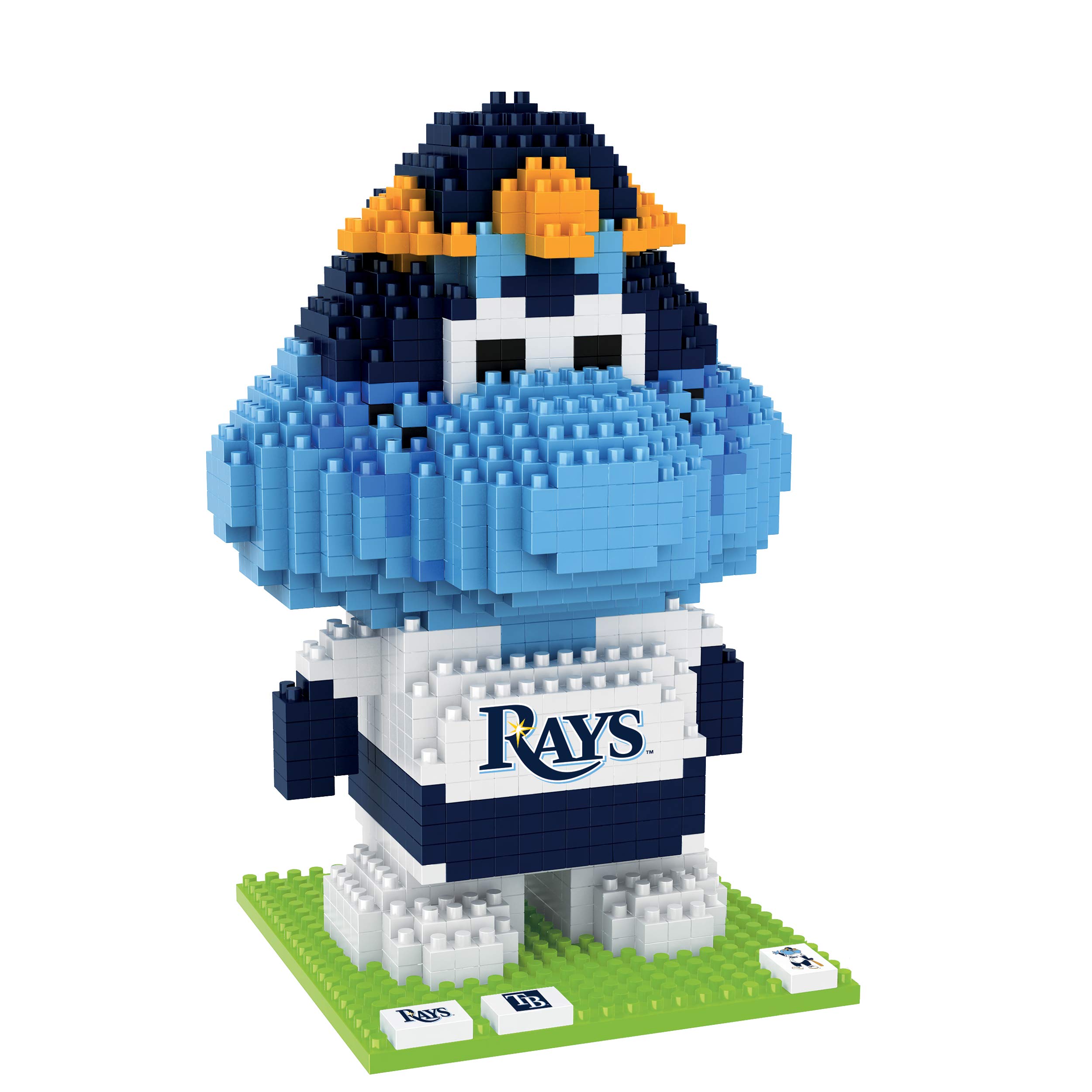 FOCO MLB Tampa Bay Rays 3D BRXLZ - Mascot- Raymond