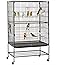 Yaheetech 52-inch Wrought Iron Standing Large Flight King Bird Cage for Cockatiels African Grey Quaker Amazon Sun Parakeets G