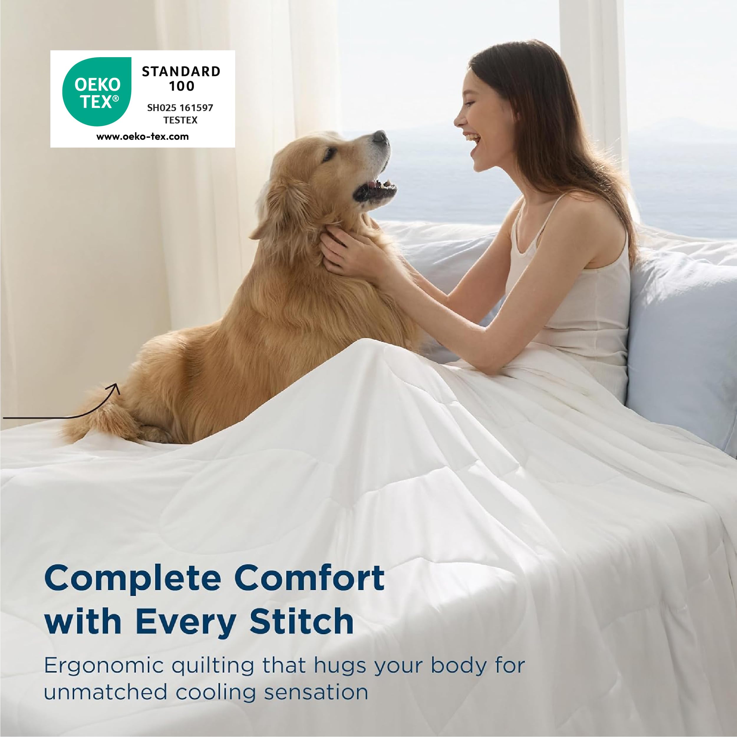 Bedsure King Duvet Insert - Lightweight Cooling Comforter 90x102 Inches Down Alternative