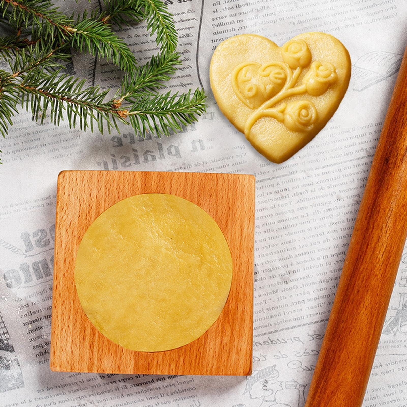 Keksausstecher, Plätzchenformen aus Holz,Keks,Holzkekse | Keksformen for Backen, DIY Lebkuchen-Keksstempel, Kekspresse, Stempelformen, Keksausstecher