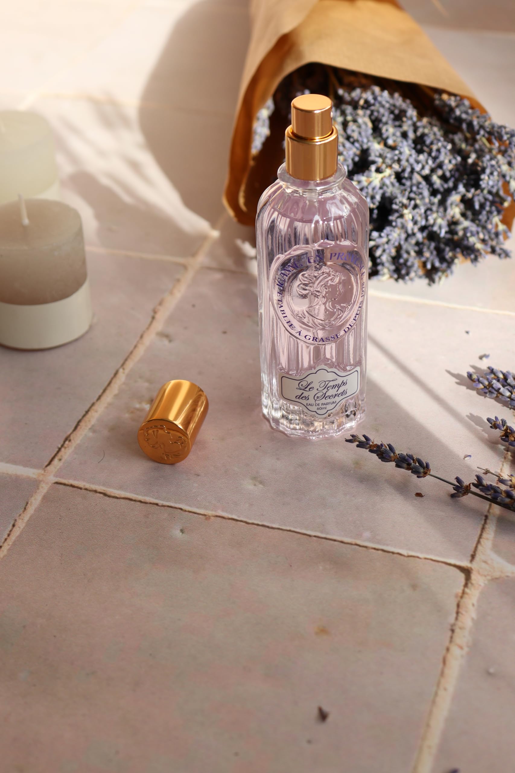 Eau De Parfum Jeanne En Provence 'Le Temps Des Secrets' - Notes D'amande Et Fleurs, Flacon 60 Ml, Neuf