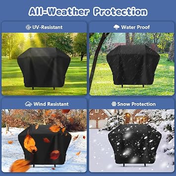 Ninja FlexFlameアクセサリー用グリルカバー Woodfire Flex Flame PG300シリーズ スモーカータープカバー 高耐久 600D アウトドア BBQ グリルパーツ