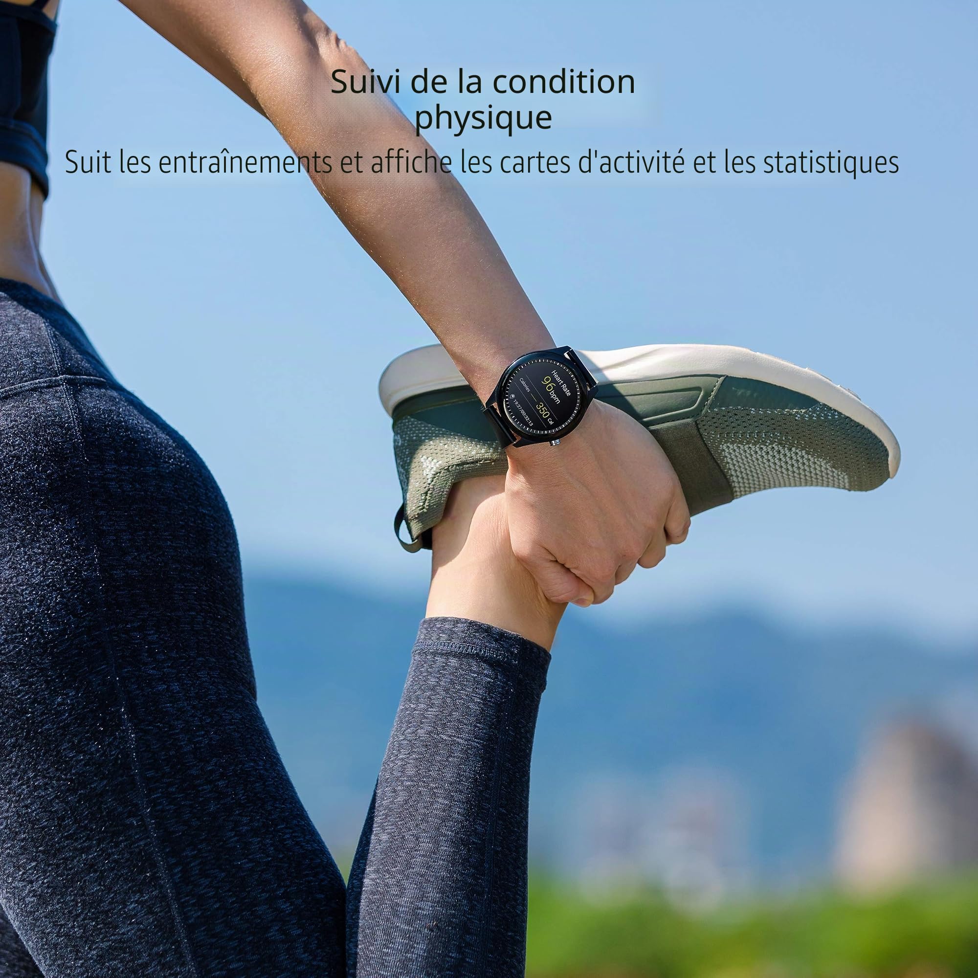 ASUS HC-A05 VivoWatch SP Montre connectée avec Suivi des Pas, Route, fréquence Cardiaque, Son, Calories, altimètre, étanche Noir