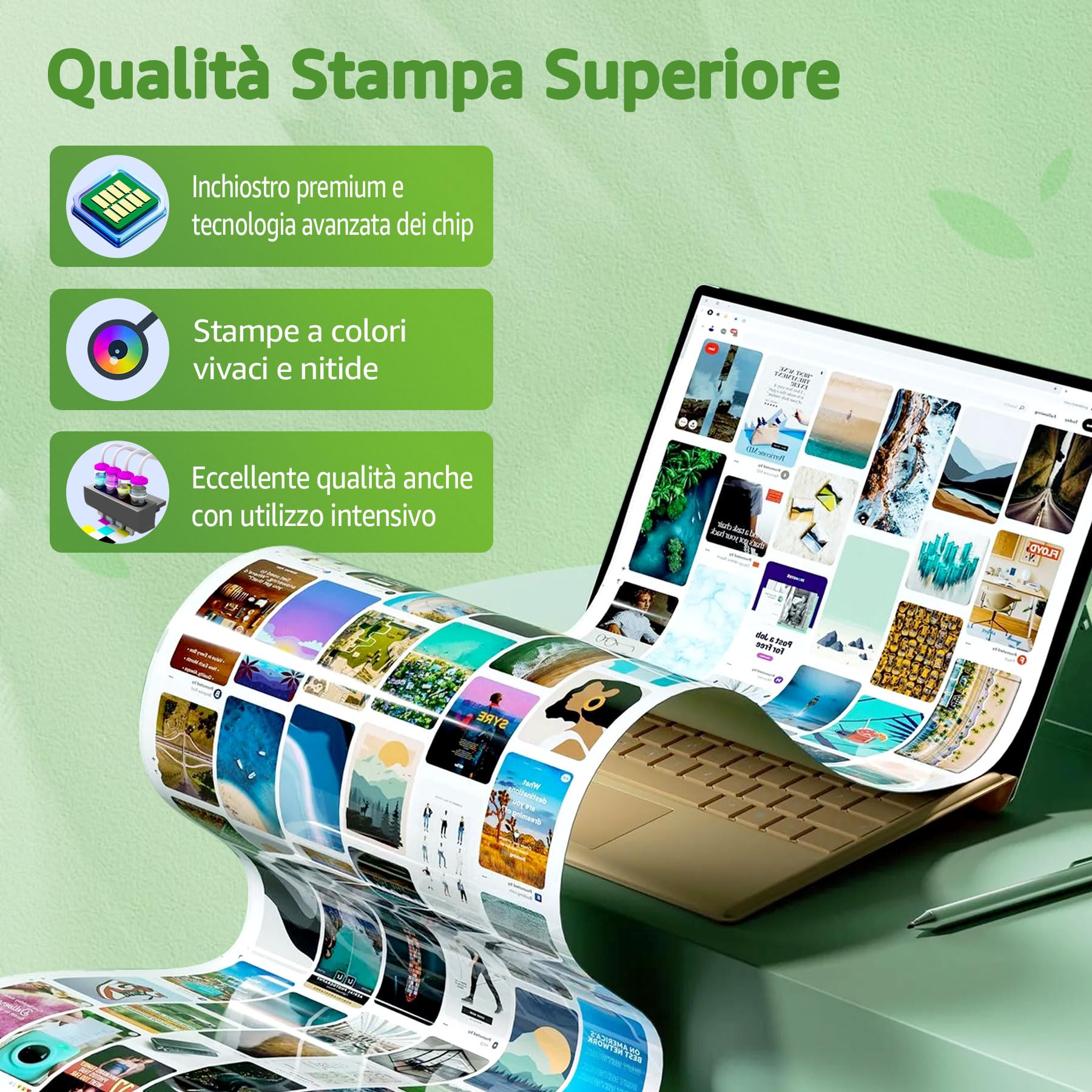 GREENSKY PG-575XL CL-576XL d'inchiostro Sostituzione cartucce canon 575 576 Canon 575XL 576XL Nero e Tri-Colore per Canon PIXMA TR4755i TR4756i TS3752i TS3751i TS3550i TS3551i TS3750i TR4750i TR4751i