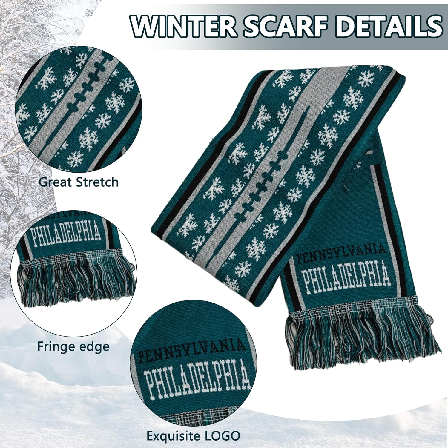 Vintage Classic Skull Cap Beanie Hat with Warm Gloves and ‌Extended Scarf Cuffed Winter Hat Knit Comes