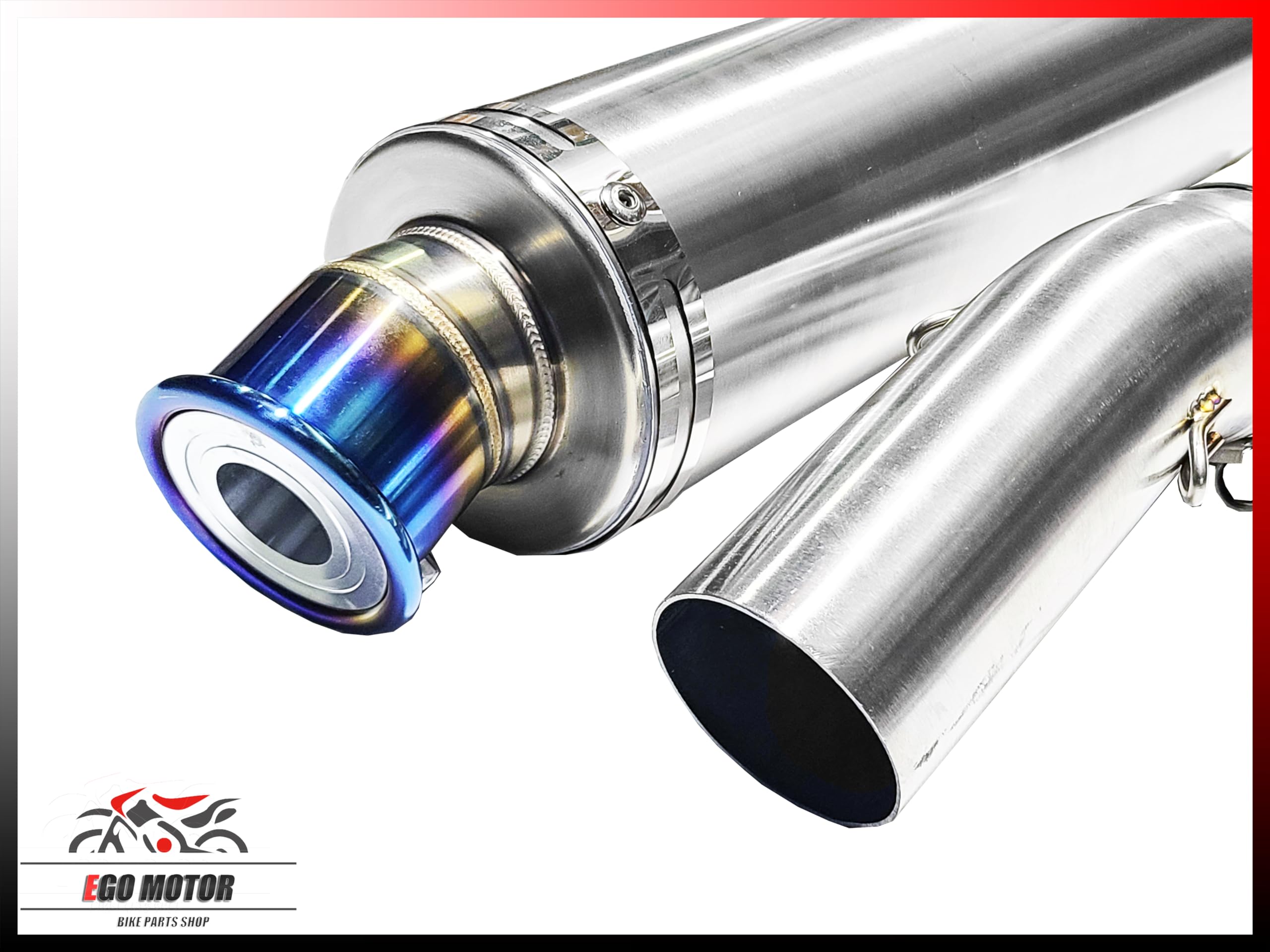 Amazon | a301-51 純正エキパイ対応 ステン チタン 焼き スラッシュ