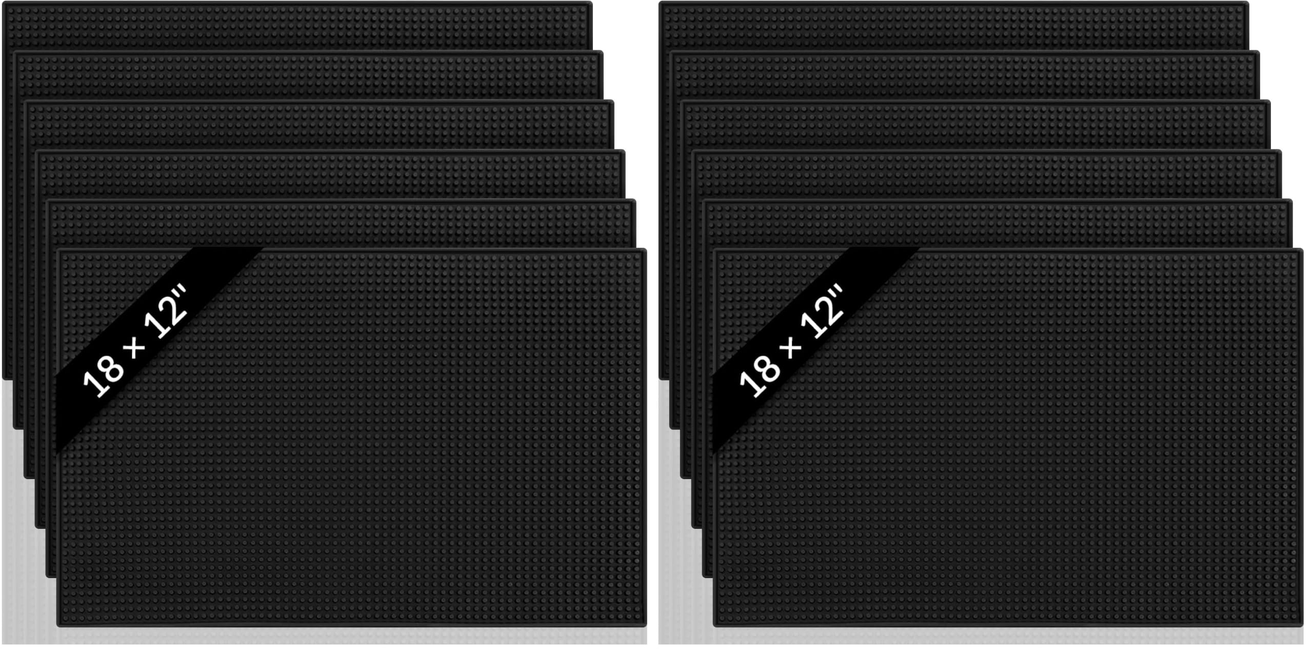 Tioncy 1 Pack Extra Large Bar Mat, 32 x 24 Inch Black Countertop Liner — Amazon image 12