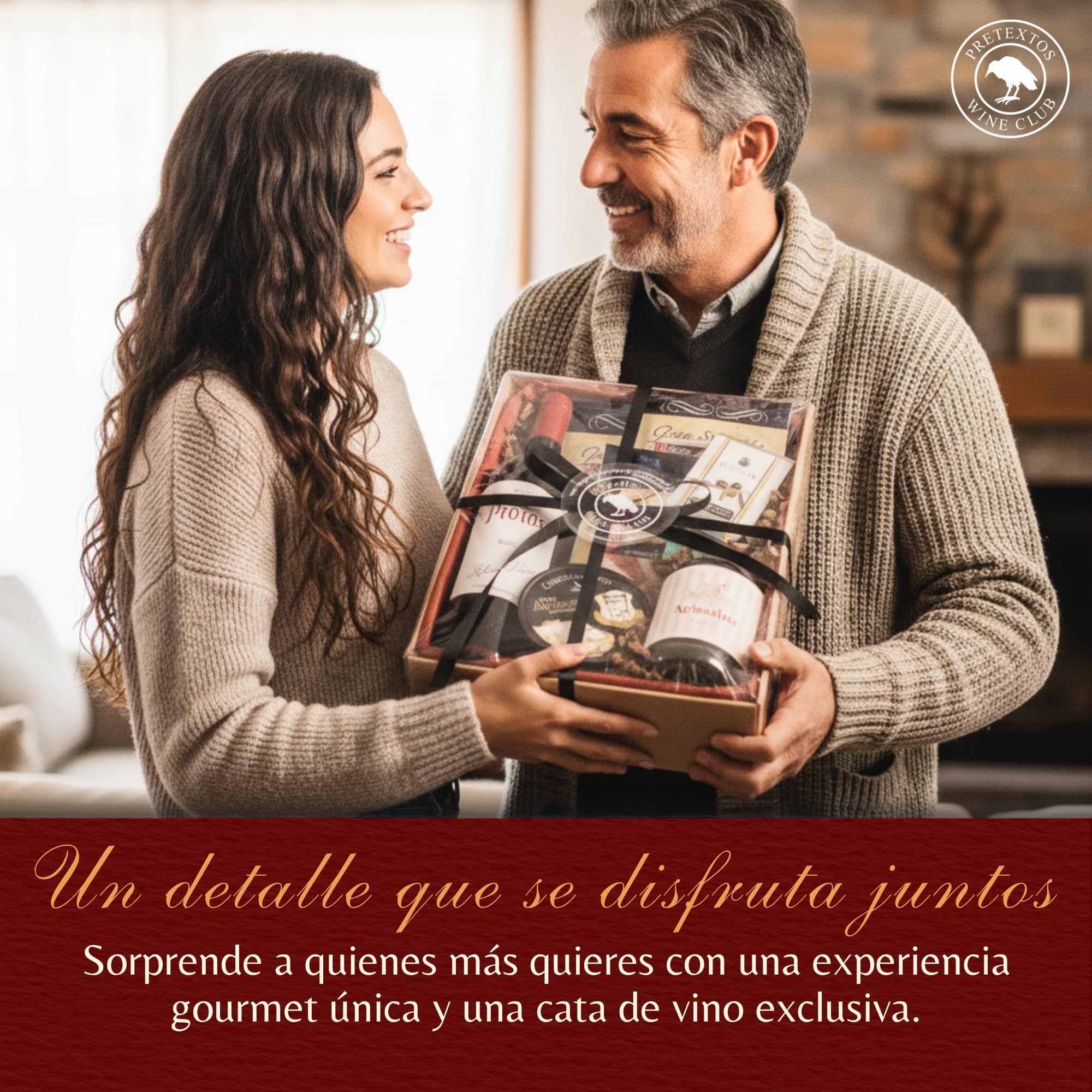 Cestas Navidad. Lote Navidad + Caja Gourmet Regalo Cata De Vino Protos Para Regalar | Regalo Cestas De Navidad Pack Regalo Vino Ribera Del Duero, Lotes De Navidad Con Ibéricos Y Aove | Cofre Regalo