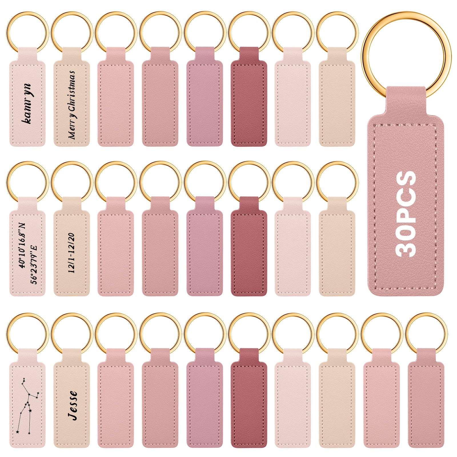 Leather Keychains Blank