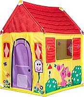 Melissa & Doug Blue's Clues & You! Blue's House Play Tent - 4ft Tall Kids Playhouse with Door, Mailbox & Storage Tote
