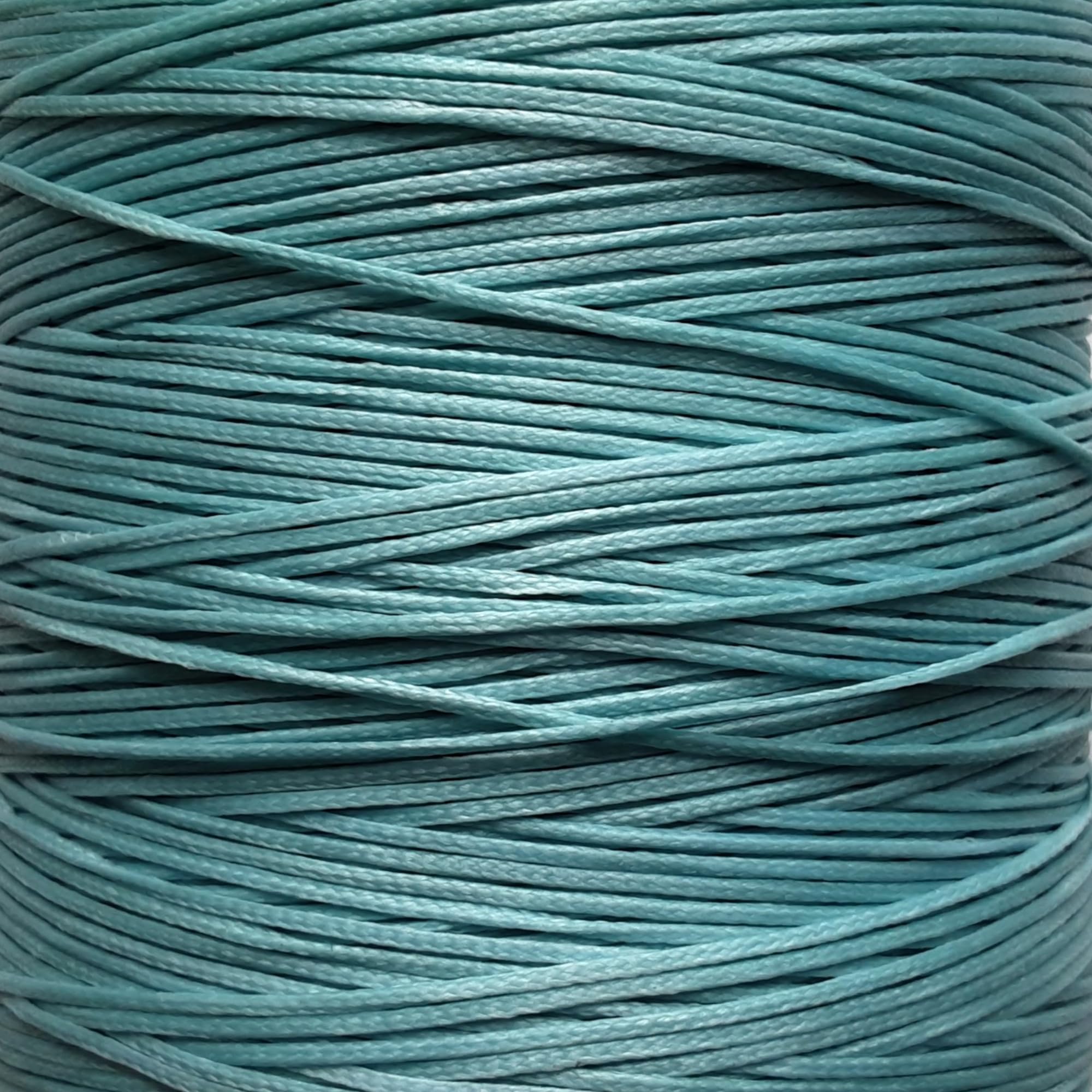 Mart-Mon 1.5Mm Sky Blue - 10M 1.5Mm Waxed Nylon Cord - 10 Meters Strong Jewellery Thread, Bracelet, Necklaces, Crafts, Shamballa, Beading String (1.5Mm Sky Blue - 10M)