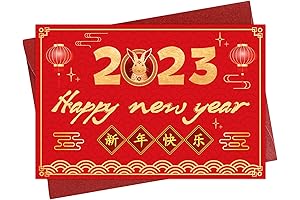 Chinese New Year Card 2023: Celebrate the Year of the Rabbit with Festive Greetings