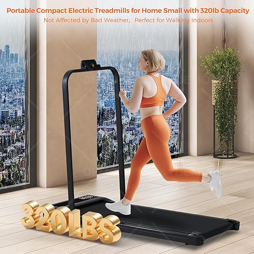 Miniatura 3 de MCRG Walking Pad Treadmill with Incline, 2026 Upgrade Portable Walking pad Treadmill with Handle Bar, 0.6-7.6MPH Small Treadmills Walking Pad for