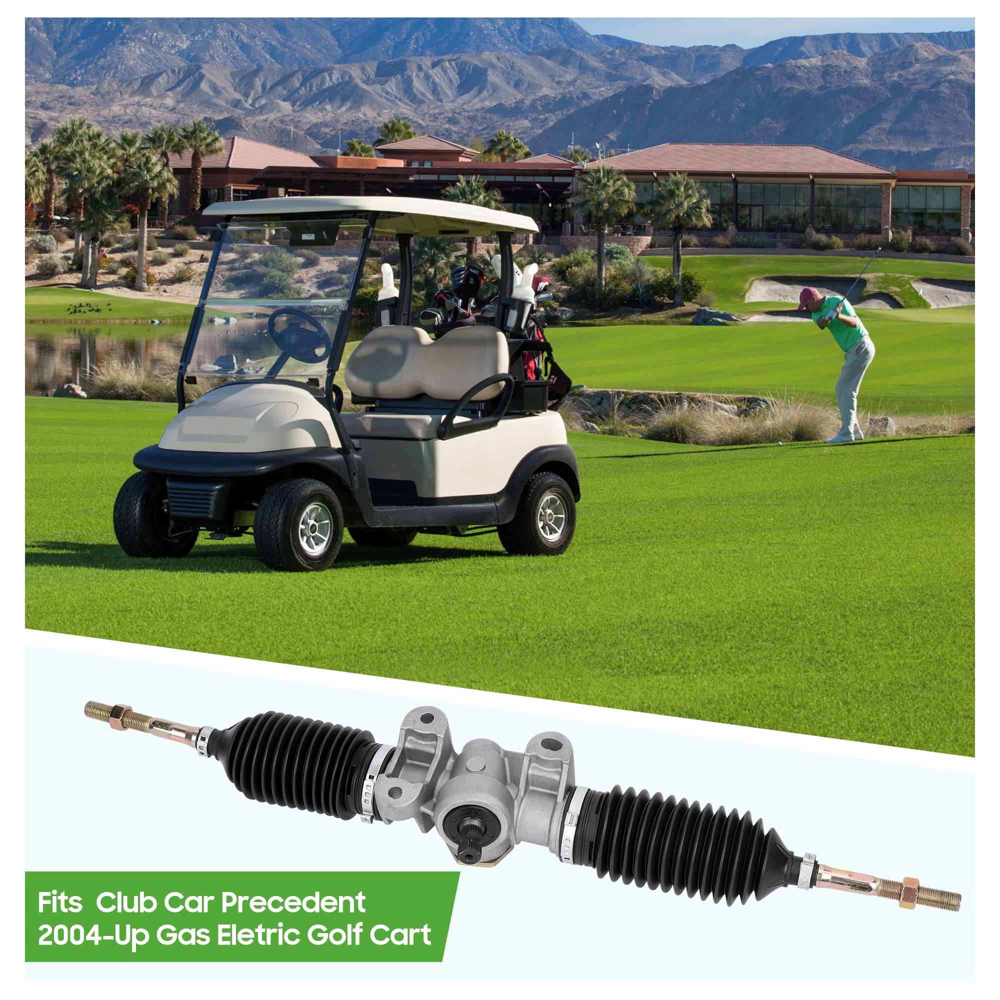 10L0L Conjunto de caja de engranajes de dirección para carrito de golf para Club Car Precedent 2004 y superior 1022886-01 103679701