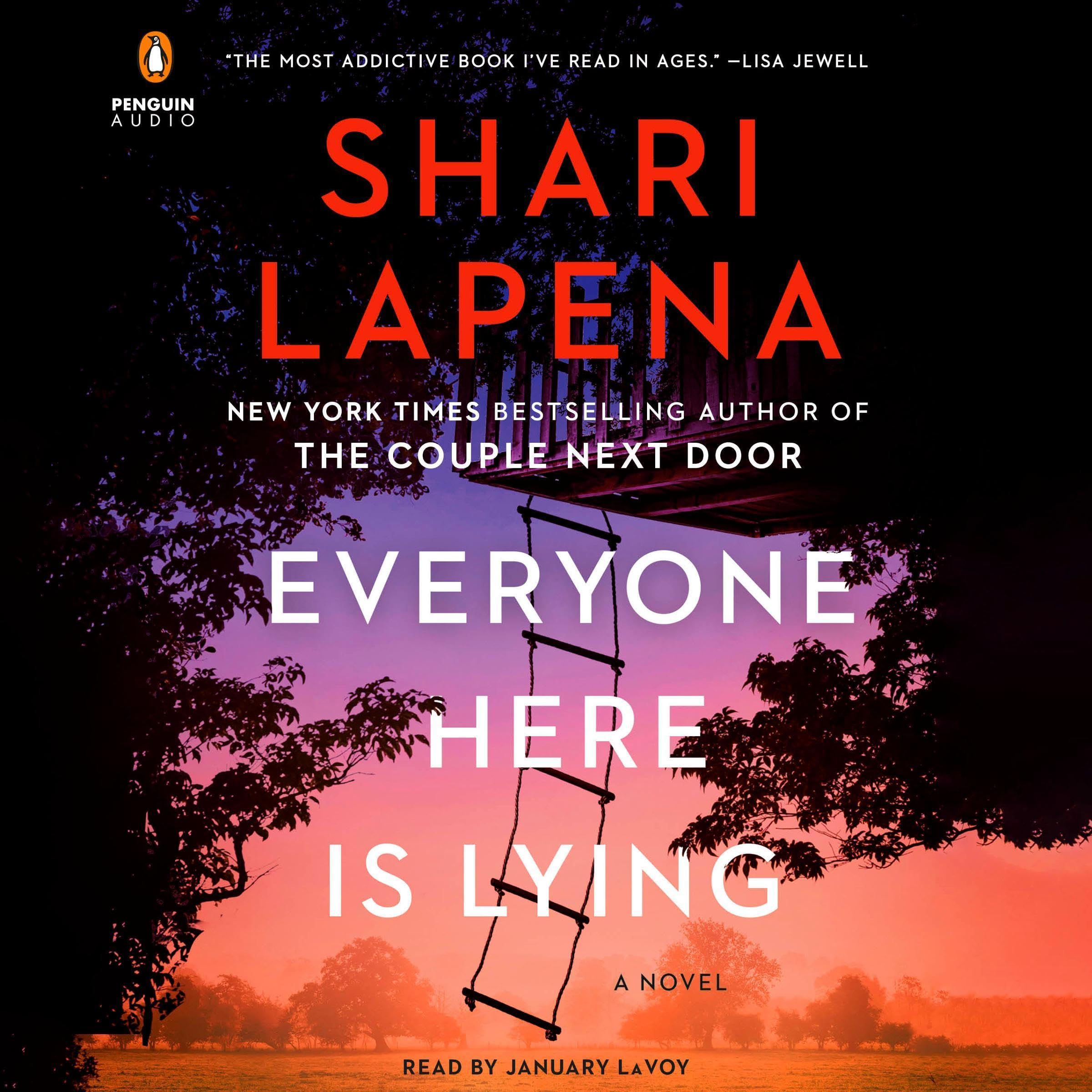 Cover image of Everyone Here Is Lying by Shari Lapena