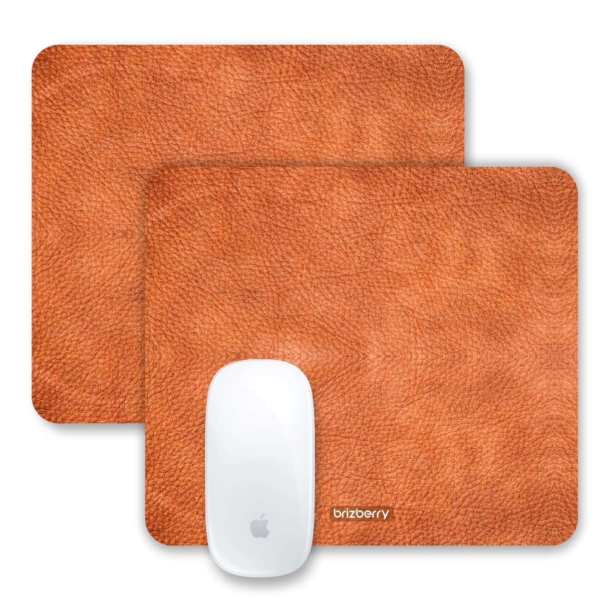 ARTBRIZ BRIZBERRY Mouse Pad, Large Printed Premium Anti Skid Rubber Base for Desktop Laptop 240 X 210 X 3 mm [20% Larger] (Leather Texture, Pack of 2) (B09965MQVQ) Amazon Price History, Amazon Price Tracker