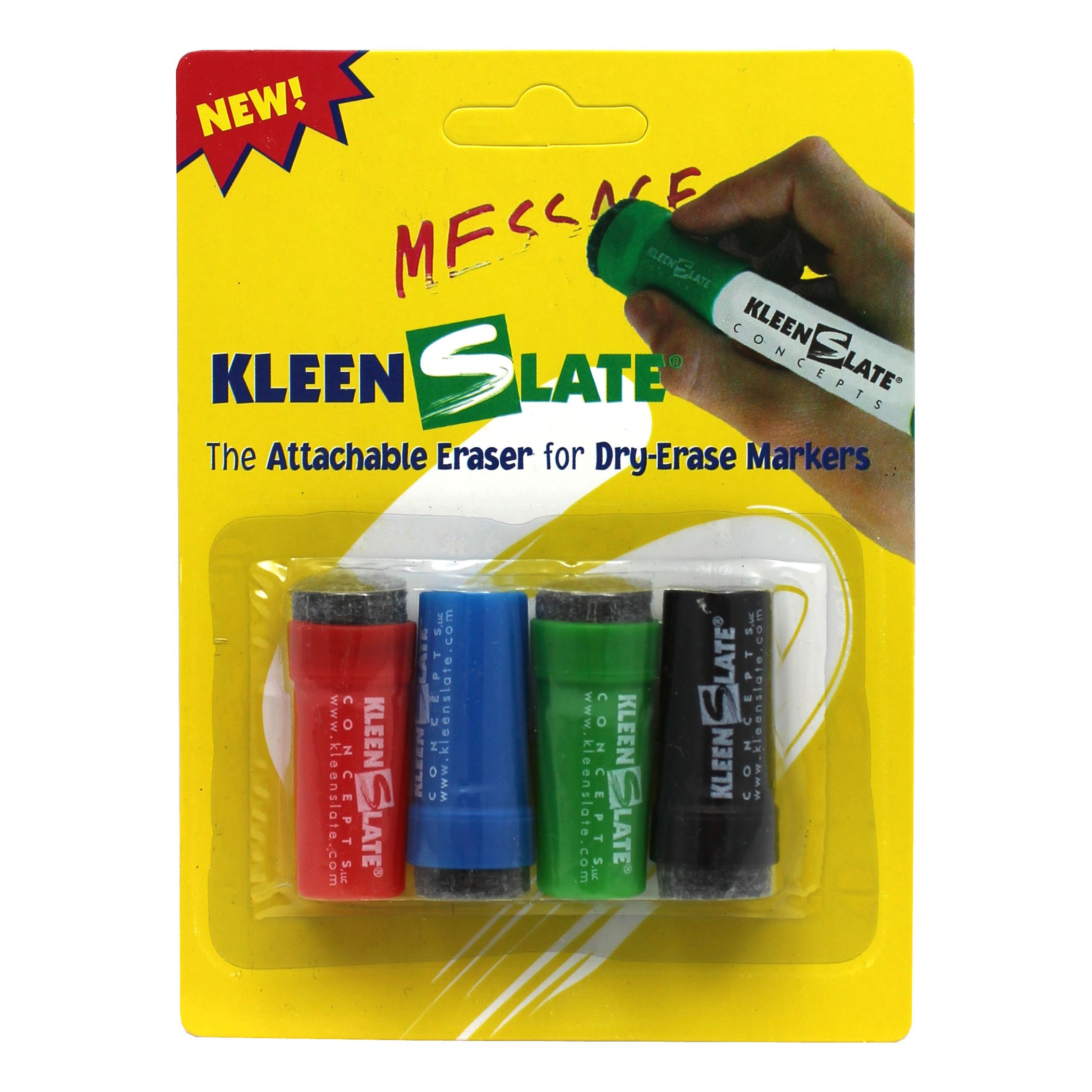 ATTACHABLE ERASERS FOR DRY 4/PK