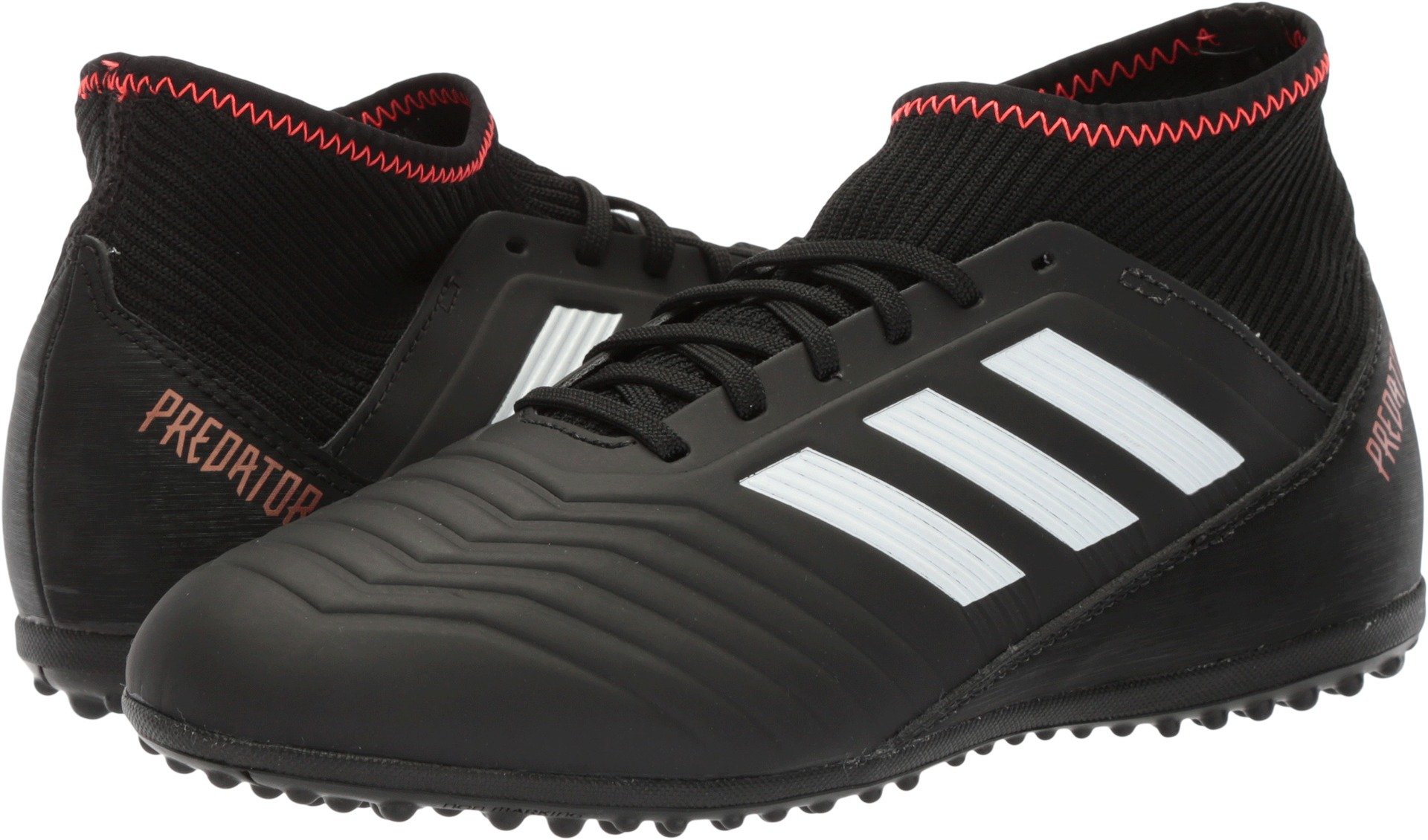 adidas Unisex Predator Tango 18.3 Tf J Buty piłkarskie, biały