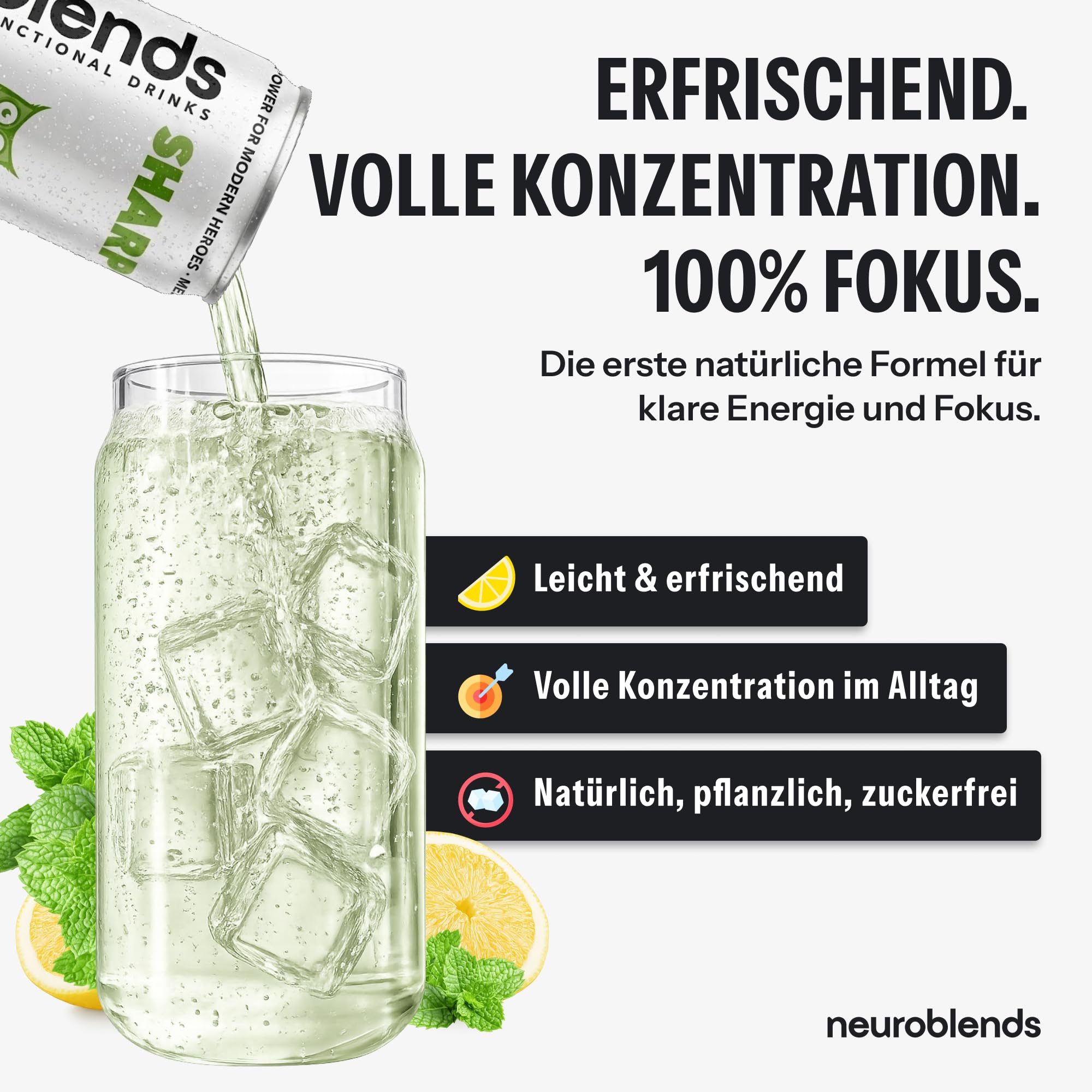 Neuroblends MIX | Energy Drink, Kaffee & Alkohol Ersatz | Zero | 36x330ml | Neuroblends MIX | Energy Drink, Kaffee & Alkohol Ersatz | Zero